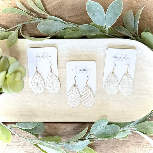 Pearl Teardrop Earrings