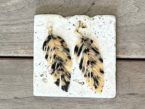 Fishbone Dangles Earrings