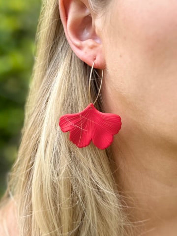 Ginkgo Leaf Earrings