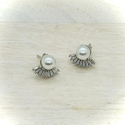 Hollywood Stud CZ Earrings