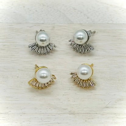 Hollywood Stud CZ Earrings