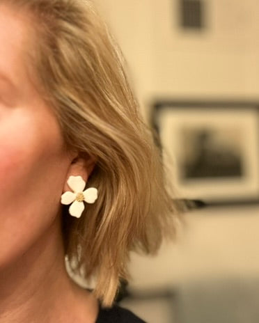 Floret Clay Stud Earrings