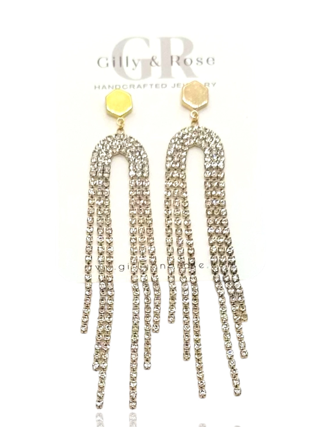 CZ Waterfall Earrings