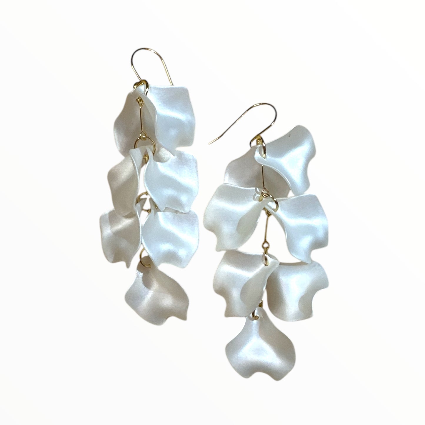 Long Petal Dangles Earrings