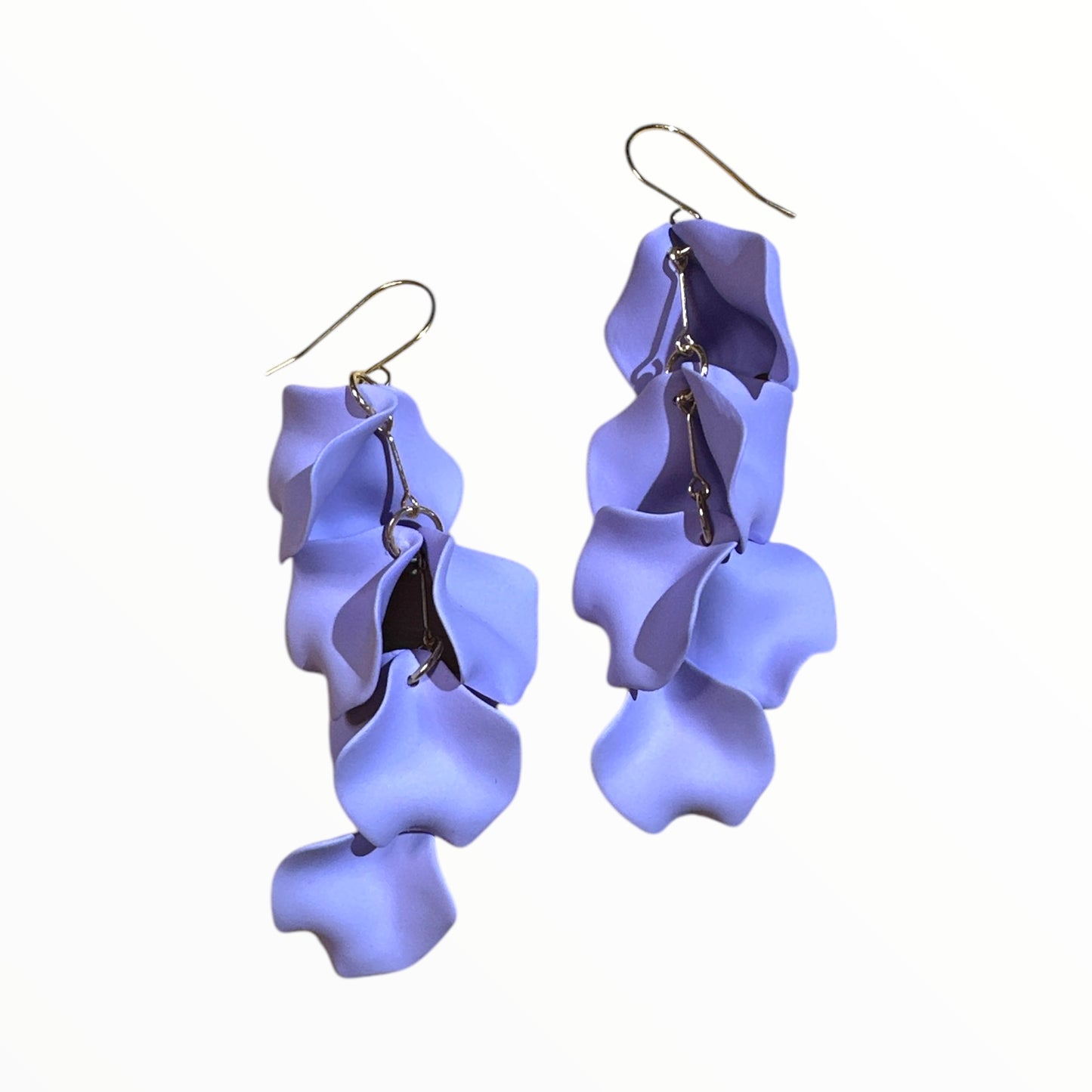 Long Petal Dangles Earrings