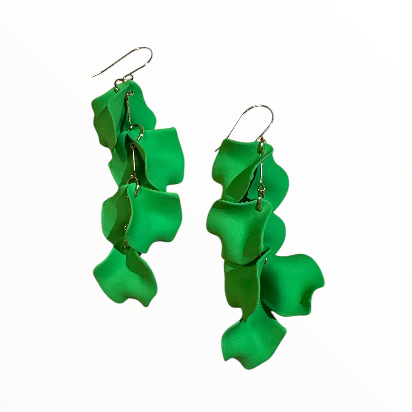 Long Petal Dangles Earrings
