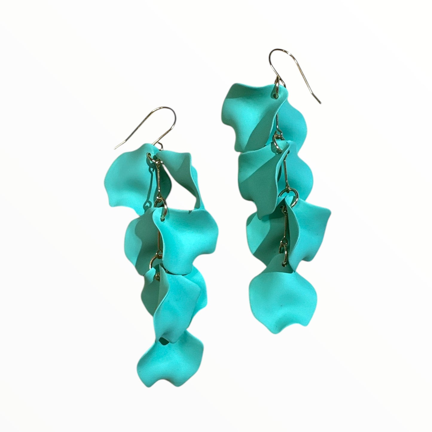 Long Petal Dangles Earrings