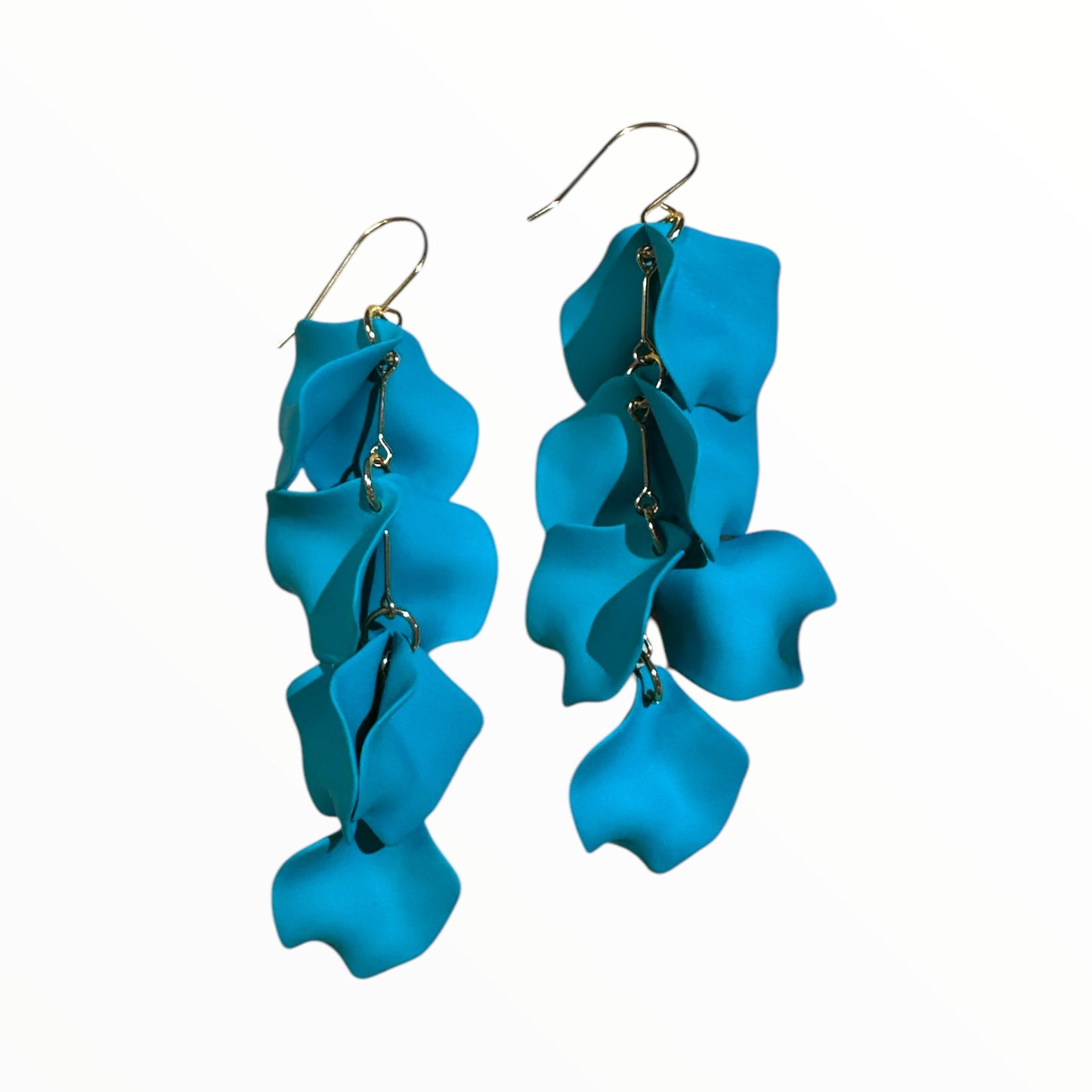 Long Petal Dangles Earrings