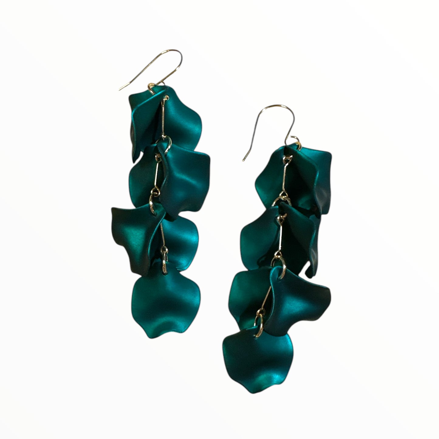 Long Petal Dangles Earrings
