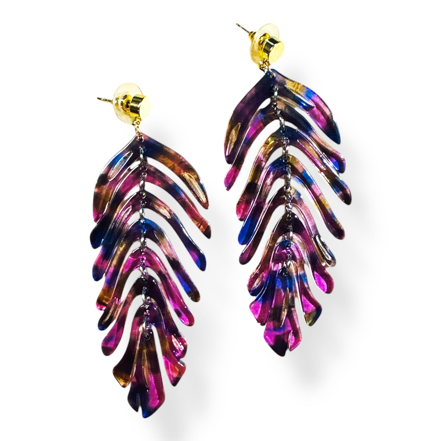 Fishbone Dangles Earrings