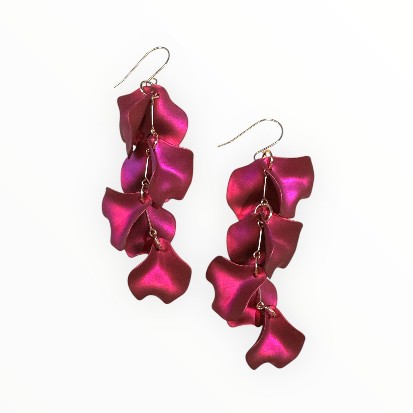 Long Petal Dangles Earrings