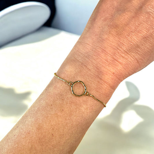 Abstract Circle Slider Bracelet