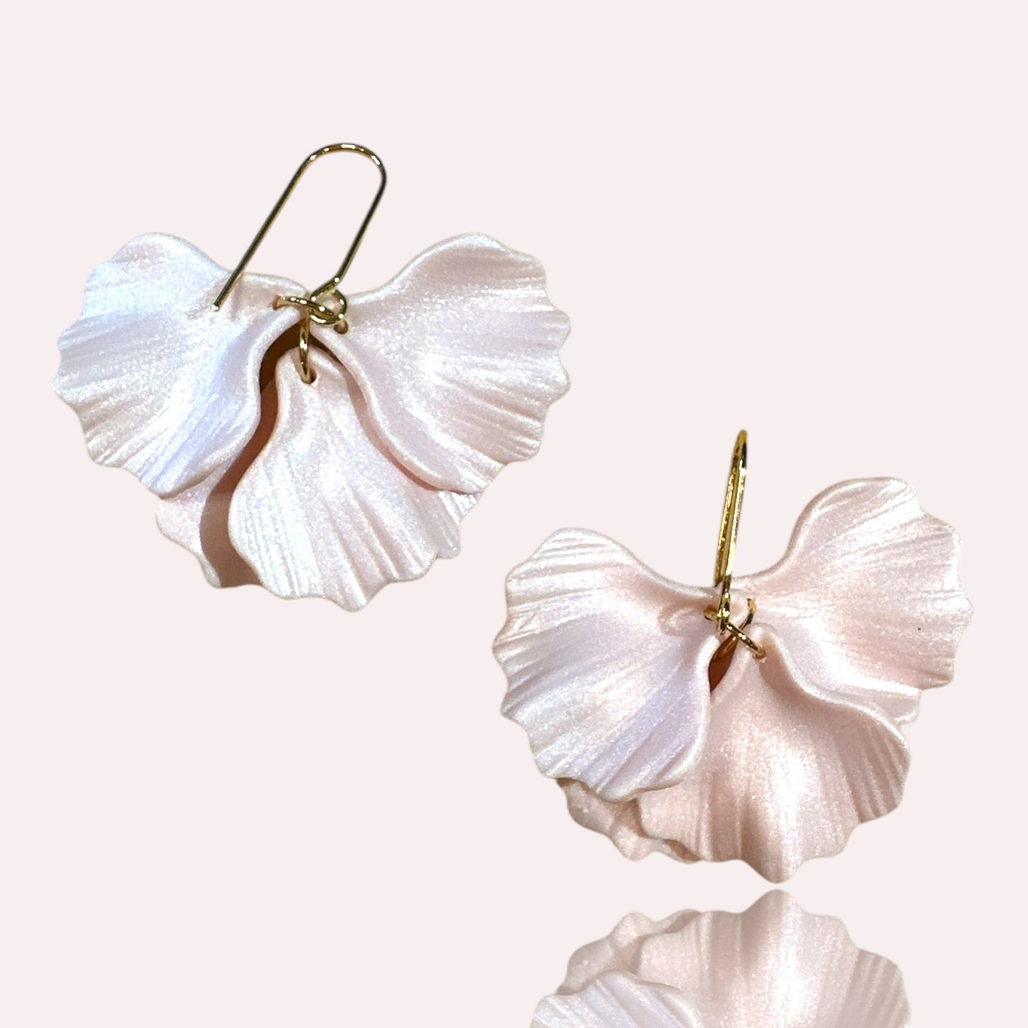 Fuchsia Petal Dangles Earrings
