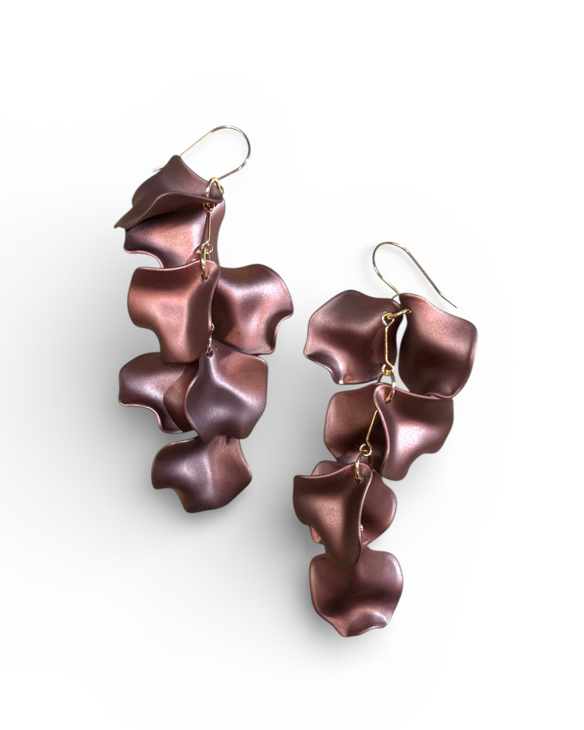 Long Petal Dangles Earrings