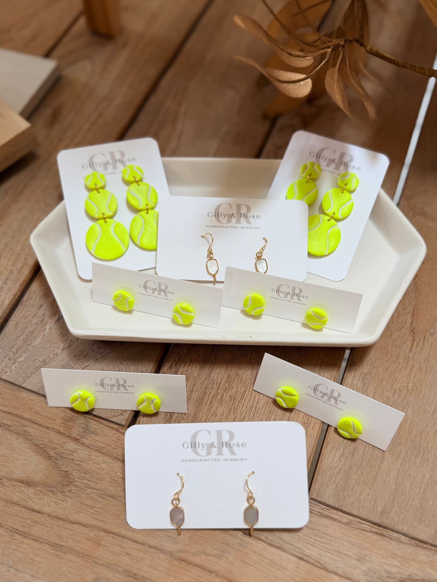 Tennis Ball Earrings