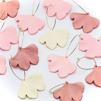 Ginkgo Leaf Earrings