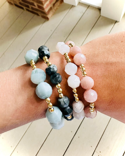 Natural Stone Stretch Bracelet