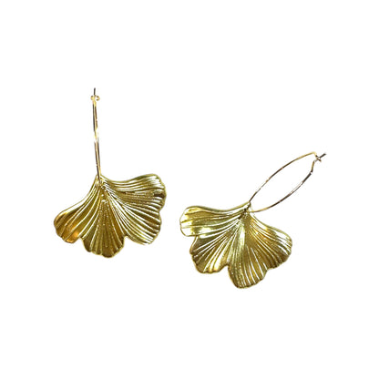 Ginkgo Leaf Earrings