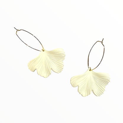Ginkgo Leaf Earrings