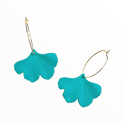 Ginkgo Leaf Earrings