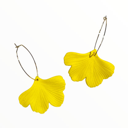 Ginkgo Leaf Earrings