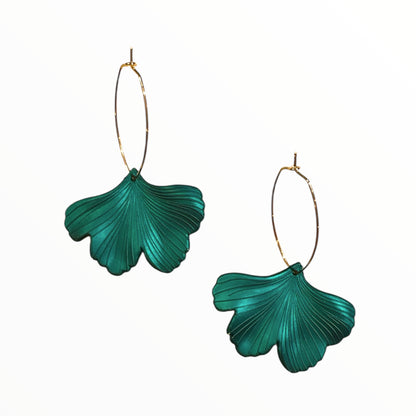 Ginkgo Leaf Earrings