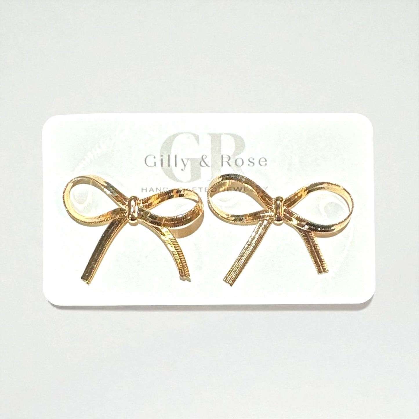 Golden Bow Earrings
