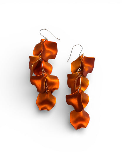 Long Petal Dangles Earrings