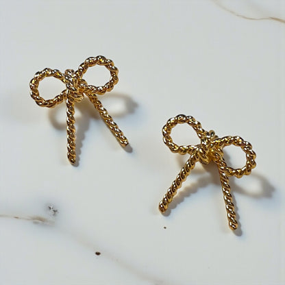 Mini Bow Knot Studs