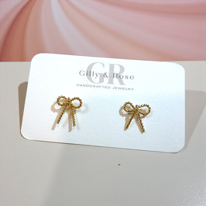 Mini Bow Knot Studs